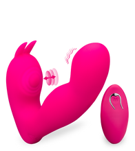 Load image into Gallery viewer, Pulsierender und vibrierender Klitoris- und G-Punkt-Stimulator