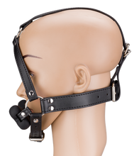 Load image into Gallery viewer, Puppy-Play-Kopfgeschirr mit Knebel aus Silikon 12,3 cm