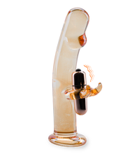 Load image into Gallery viewer, Rabbit-Vibrator aus Glas Mr Pleasure