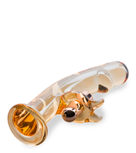 Load image into Gallery viewer, Rabbit-Vibrator aus Glas Mr Pleasure