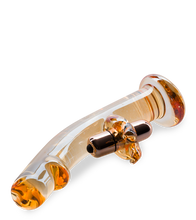 Load image into Gallery viewer, Rabbit-Vibrator aus Glas Mr Pleasure
