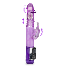 Load image into Gallery viewer, Rabbit-Vibrator Butterfly mit Stoß- und Rotationsfunktion