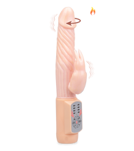 Load image into Gallery viewer, Rabbit-Vibrator mit Heizfunktion Fire Bunny