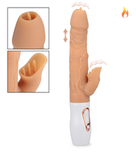 Load image into Gallery viewer, Rabbit-Vibrator mit Heizfunktion und 7 Modi Satisfaction