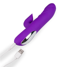 Load image into Gallery viewer, Rabbit-Vibrator mit Klitoris-Sauger Sucky