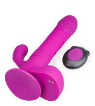 Load image into Gallery viewer, Rabbit-Vibrator mit Saugnapf