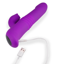 Load image into Gallery viewer, Rabbit-Vibrator mit Stoßfunktion Kaya