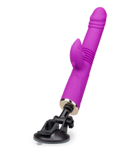 Load image into Gallery viewer, Rabbit-Vibrator mit Stoßfunktion und Saugnapf Flip
