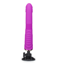Load image into Gallery viewer, Rabbit-Vibrator mit Stoßfunktion und Saugnapf Flip