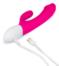 Load image into Gallery viewer, Rabbit-Vibrator mit Vorhaut Connie