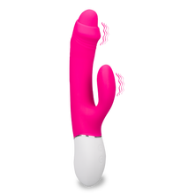Load image into Gallery viewer, Rabbit-Vibrator mit Vorhaut Connie