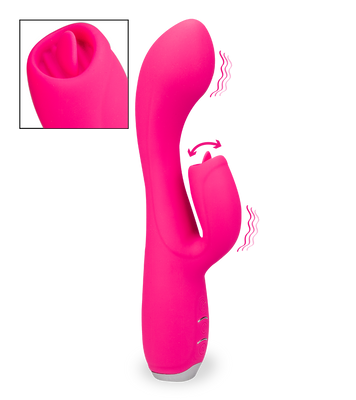 Rabbit-Vibrator mit Zunge