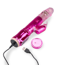 Load image into Gallery viewer, Rabbit-Vibrator XXL Deluxe mit Stoßfunktion