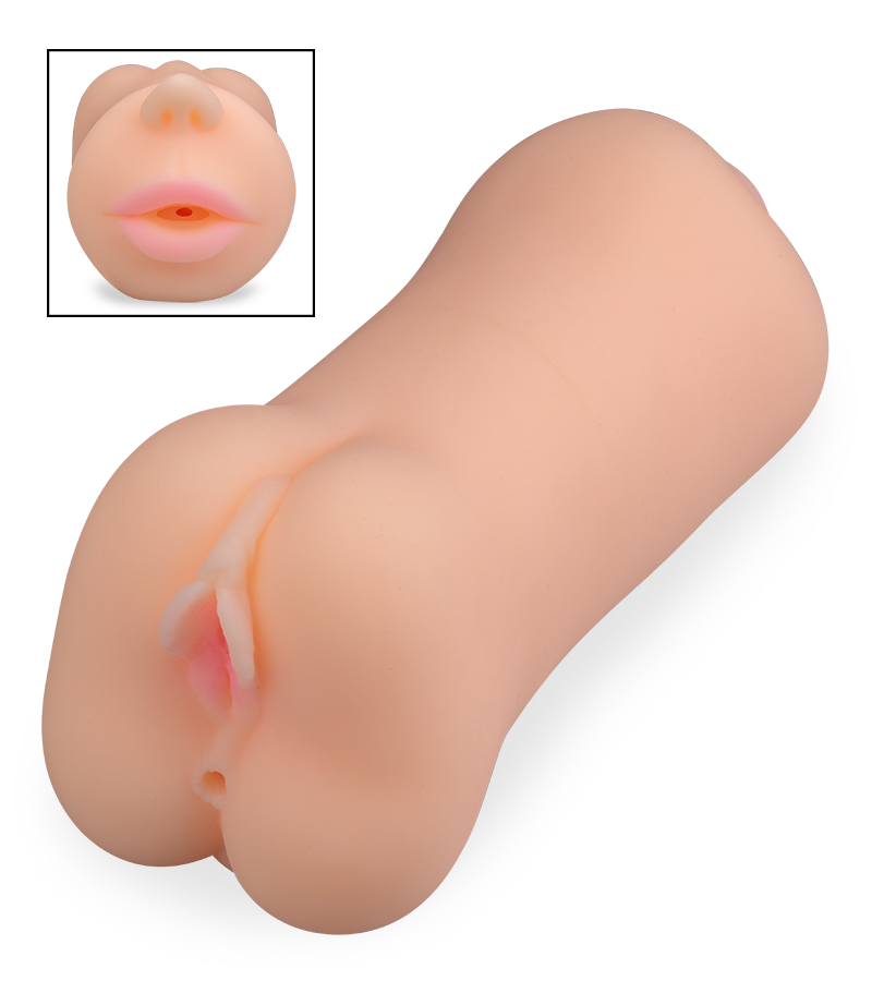 Realistische Taschenmuschi mit Mund, Vagina und Anus