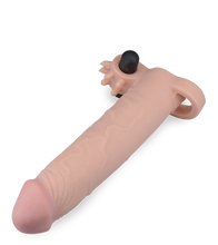 Load image into Gallery viewer, Realistische XL-Penisverlängerung mit Vibro-Bullet