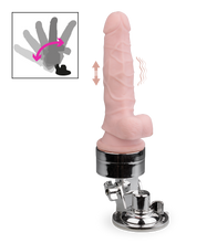 Load image into Gallery viewer, Realistischer Dildovibrator mit Saugfuß-Halterung