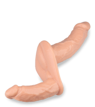 Load image into Gallery viewer, Realistischer Doppel-Umschnalldildo Union