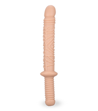 Load image into Gallery viewer, Realistischer gerillter Doppeldildo Damocles