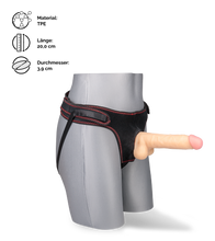 Load image into Gallery viewer, Realistischer Strapon-Dildo Jupiter