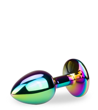 Load image into Gallery viewer, Regenbogenfarbener Rosebud-Analschmuck