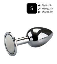 Load image into Gallery viewer, Rosebud-Plug im Doppelpack mit Magnet-Fuchsschwanz
