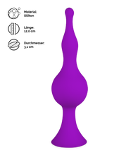 Load image into Gallery viewer, Saugnapf-Analplug Blob