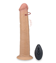 Load image into Gallery viewer, Saugnapf-Dildo mit Vibration und Rotation Jim 25 cm