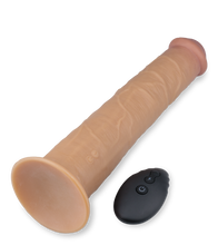 Load image into Gallery viewer, Saugnapf-Dildo mit Vibration und Rotation Jim 25 cm