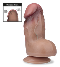 Load image into Gallery viewer, Saugnapf-Dildo mit XXL-Durchmesser Platinum