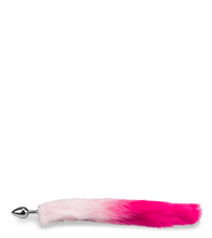 Load image into Gallery viewer, Schwanz-Plug mit Fuchsschwanz in Rosa und Pink