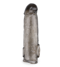 Load image into Gallery viewer, Schwarzes gerilltes Penissleeve Zeus