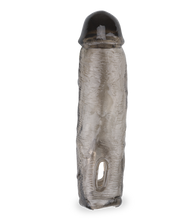 Load image into Gallery viewer, Schwarzes gerilltes Penissleeve Zeus