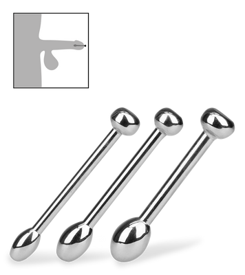 Set aus 3 Harnröhrenplugs Perseverance