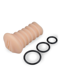 Load image into Gallery viewer, Sextoy-Kombipaket mit Kunstmuschi und 3 Penisringen
