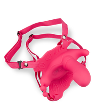 Load image into Gallery viewer, Slip-Vibrator aus Silikon mit Innendildo, 30 Modi