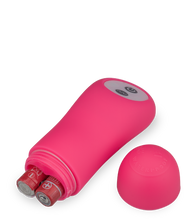 Load image into Gallery viewer, Slip-Vibrator mit Innendildo in Muschelform