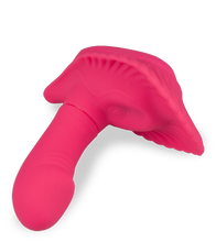 Load image into Gallery viewer, Slip-Vibrator mit Innendildo in Muschelform