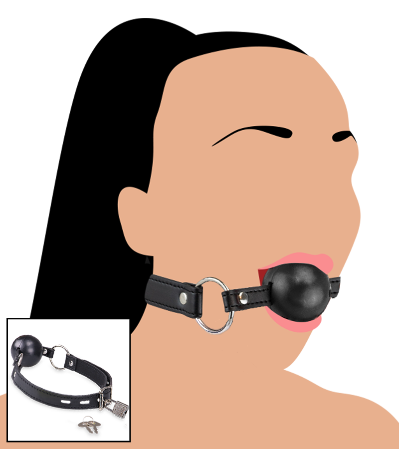 SM-Gagball ohne Ringe