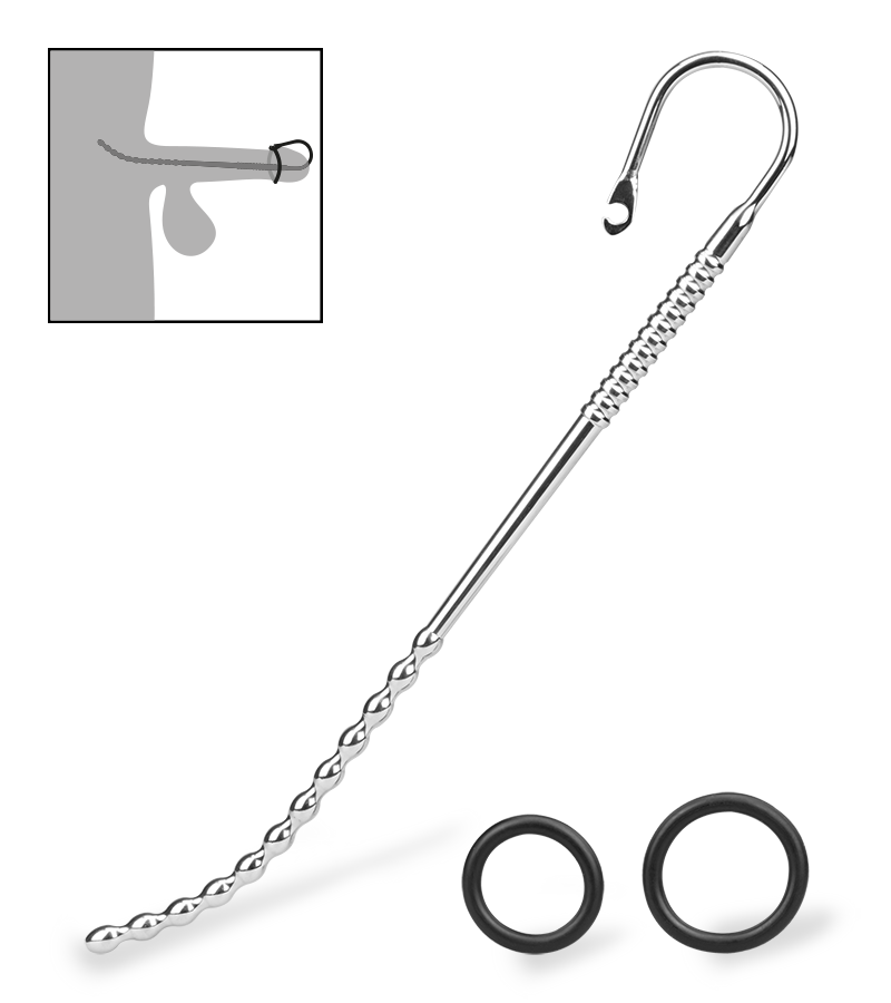 Spermastopper mit Eichelring aus Silikon Genesis