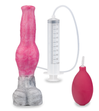 Load image into Gallery viewer, Spritzdildo mit Saugnapf Dobermann