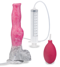 Load image into Gallery viewer, Spritzdildo mit Saugnapf Dobermann