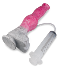 Load image into Gallery viewer, Spritzdildo mit Saugnapf Dobermann