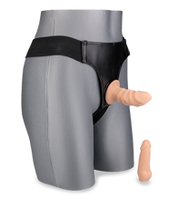 Load image into Gallery viewer, Strap-On-Dildo mit 2 kleinen abnehmbaren Dildos