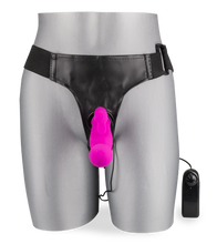 Load image into Gallery viewer, Strap-On-Rabbit mit Vibration