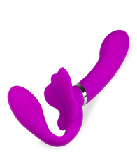 Load image into Gallery viewer, Strapless Strapon mit 12 Modi Butterfly