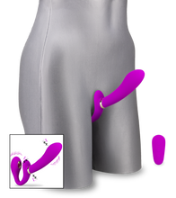 Load image into Gallery viewer, Strapless Strapon mit Vibration und Estim Authority