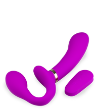 Load image into Gallery viewer, Strapless Strapon mit Vibration und Estim Authority