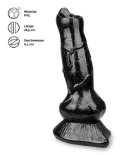 Load image into Gallery viewer, Tierdildo aus PVC Wolf