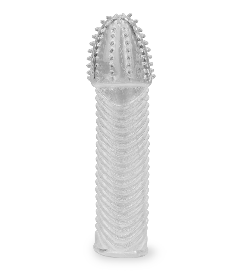 Transparente Penishülle Super Wavy