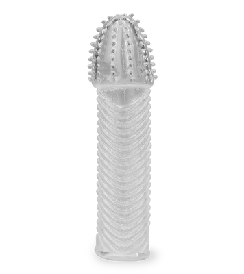 Transparente Penishülle Super Wavy